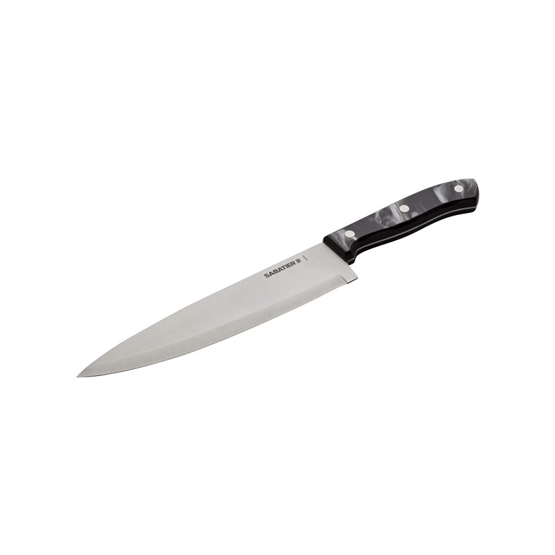 Sabatier Triple Riveted Chef Knife, 8-Inch, High-Carbon Stainless Steel, Razor-Sharp