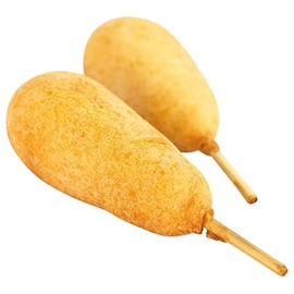 Perfect Stix Wooden Corn Dog Sticks. 12 x 3/16 Semi-Pointed Corn Dog Sticks. Wooden Skewers Pack of 100 Count.