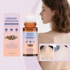 Organic Castor Oil with Rose Quartz Roller, Deep Hydration Skin