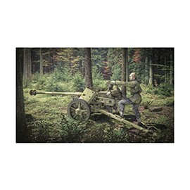 Rubicon Models - 280059 - PaK 40 at Gun with Crew - 1/56 Plastic Model kit