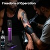 Wormhole Tattoo Kit 2PCS Wireless Tattoo Gun with 2PCS 1,200