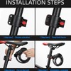 Bike Lock with 5-Digit Code, Cadenas Velo,1.2M/4FT Bicycle Locks Cable,