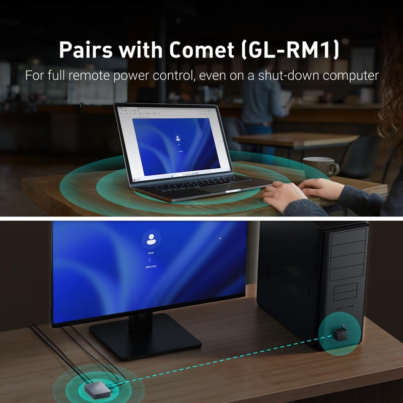 Fingerbot - Remote PC Power Control, Comet (GL-RM1) Compatible, Simple