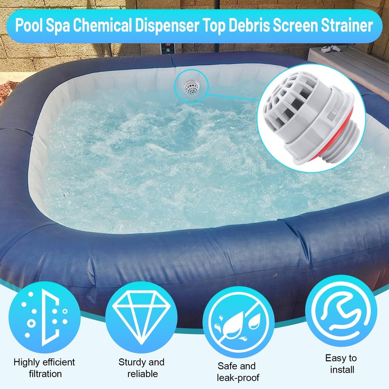 UASAM P00260 Pool Hot Tub Spa Top Debris Screen Strainer