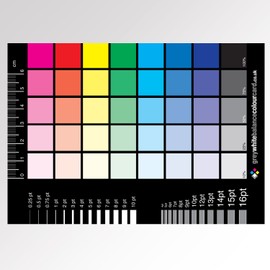 The CMYK Greyscale Card for Designers and Reprographics