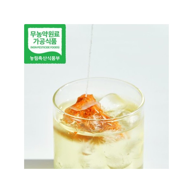 Yuginongmaru 무농약인증 메리골드꽃차 40개입 / 삼각티백 Organic Certified Marigold Flower
