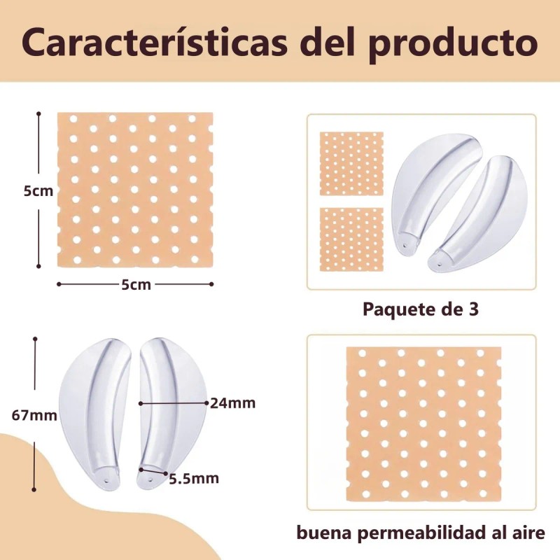 Kit Férula Doyle Aquaplast Termoplástica Rinoplastia Transparente