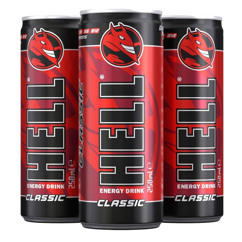 HELL CLASSIC Energy Drink | 32 mg/100 ml Caffeine |