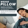 Harvey Joe King Bed Wedge Pillow for Headboard Gap -