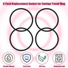 4pcs Replacement Rubber Lid Seals Compatible with 16 & 20