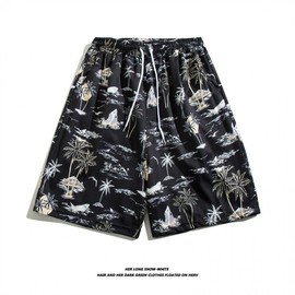Men's Beachwear Board Shorts Rash Guard Swim Trunks Beach Shorts TK75 M/K5131 Blue 5ea