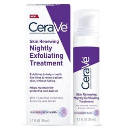 CeraVe Anti Aging Face Serum with Glycolic Acid, Lactic Acid, and Ceramides  Dark Spot Corrector for Face  1.7 Ounce                                  