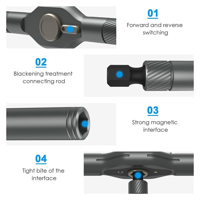 AMIR 42 in 1 Magnetic Screwdriver Set, Ratchet Handle Screwdriver