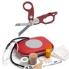 Emergency Response Shears Aluminum Alloy Multifunction Foldable Shears for Indoor