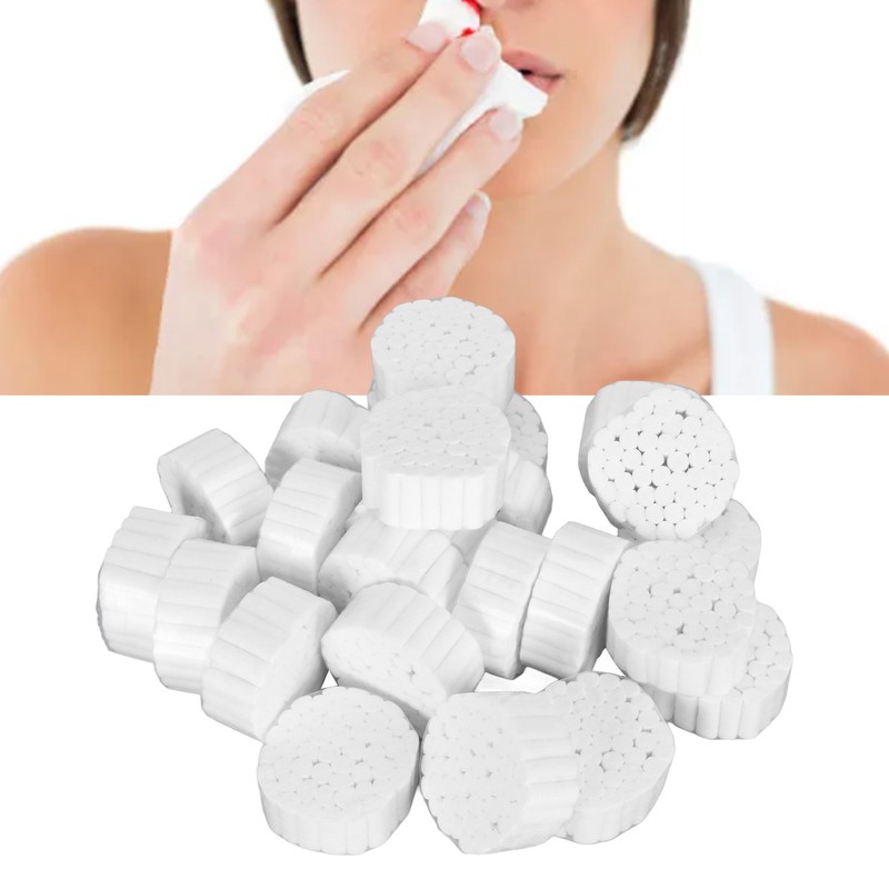 1000Pcs Dental Cotton Rolls Proper Size Highly Absorbent Shape Keep