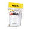 SANELEC 4475 Placa con Doble Apagador Venecia