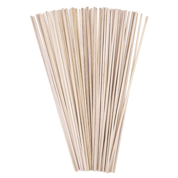 SAVITA Wooden Sticks for Crafts, 60 Pieces 300 x 3