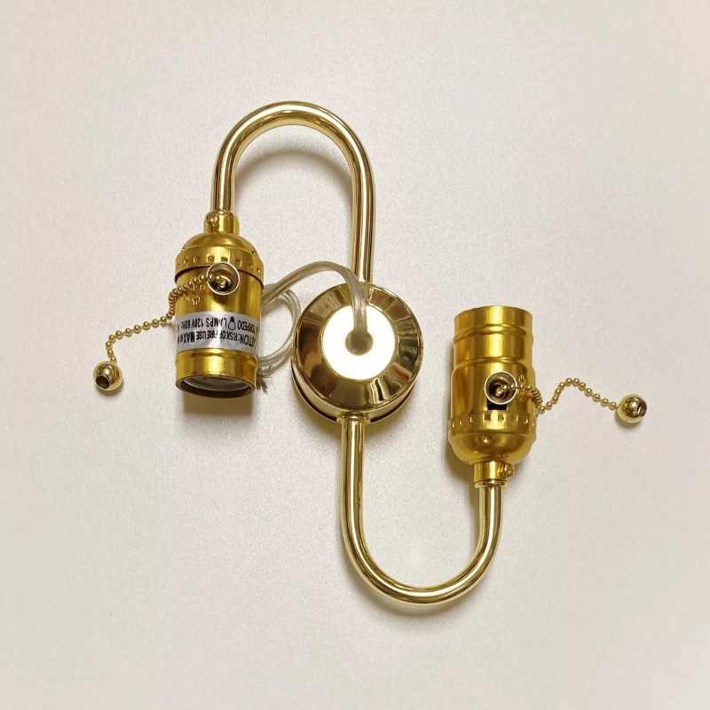 LITE ACCENTS Lamp Parts 2-Socket On/Off Pull Chain S-CLUSTER-Avai -