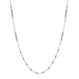 Jeroot Women's Magnetic Necklace, Stylish, Width 0.08 inch (2 mm), Total Length 17.7 inches (45 cm), Necklace Chain, Popular Exclusive Box, Stainless Steel, No Gemstone