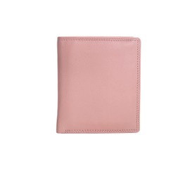 Josephine Osthoff MOOS Genuine Leather Wallet with RFID Protection, Wild rose, coin purse