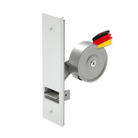 BAUHELD® Roller Shutter Belt Winder Flush-Mounted [Made in Germany] – Maxi Inlet Belt Winder Made of Steel – For Roller Shutter Belt 23 mm [Without Strap] – Roller Shutter Winder with Cover White –