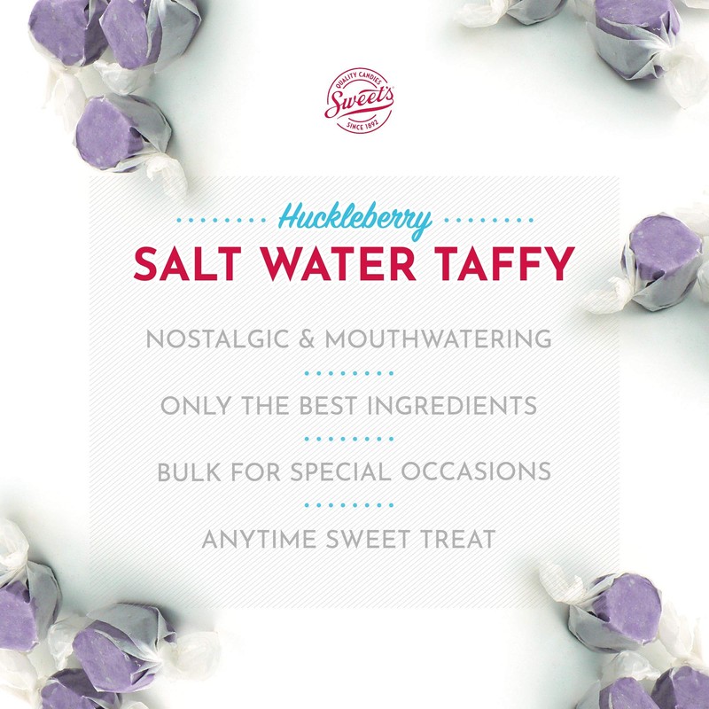 Sweet Candy Company Salt Water Taffy Individually Wrapped - Salt