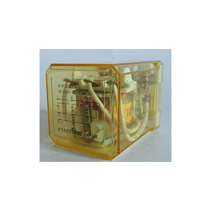 IDEC RR3B-ULAC120V 120 VAC Coil, 3 Poles 3PDT, 50/60 HZ,