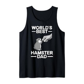 Funny Hamster Design For Men Dad Father Dwarf Hamster Lover Tank Top