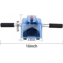 YtotY Ab Roller for Abs Workout - Abdominal Exercise Rollers with 4 Wheels, Muscle Exerciser for Women & Men