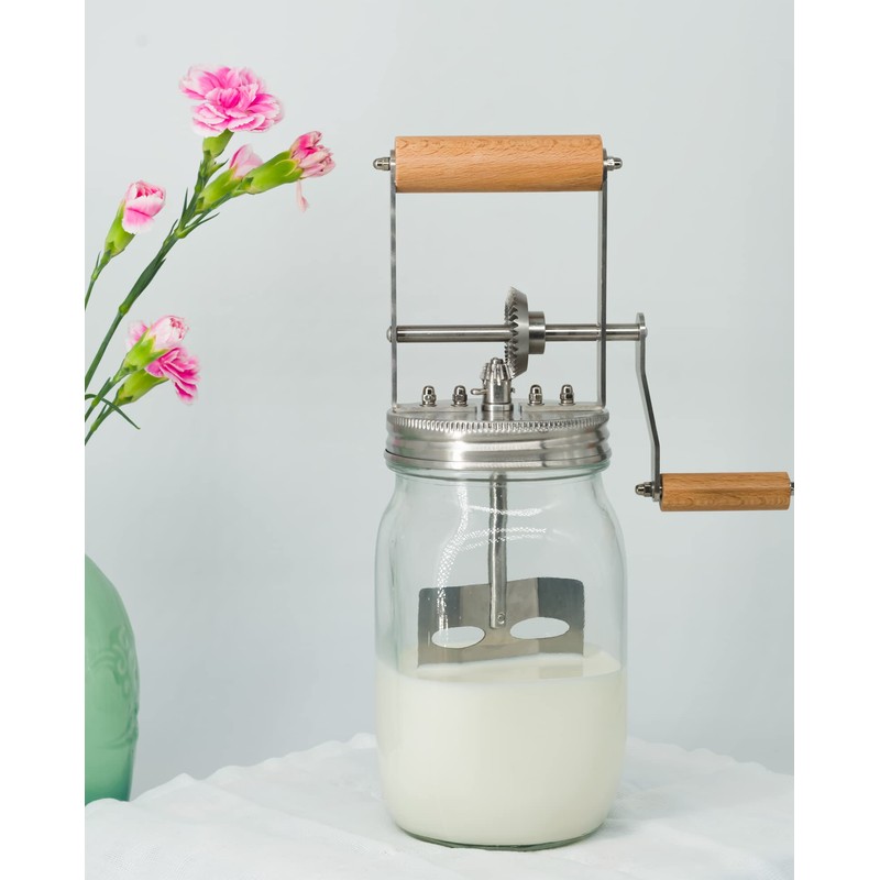 Aeaker Butter Churner – Make Fresh Homemade Butter in 10