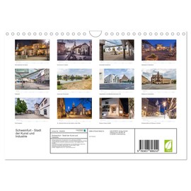 Schweinfurt - Stadt der Kunst und Industrie (Wandkalender 2026 DIN A4 quer), CALVENDO Monatskalender: Fotoreise durch alle Jahreszeiten in der unterfränkischen Stadt (CALVENDO Orte)