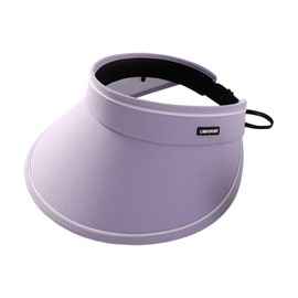 Buzz Selection CAP261 Women's Visor Cap, One Color Hat, Golf, Logo, Running, Sports, purple