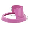 6.5in 2 Pcs Purple Car Speaker Baffle Kits Silicone Horn