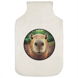 'Smiling Capybara' Hot Water Bottle Cover (HW00039609)