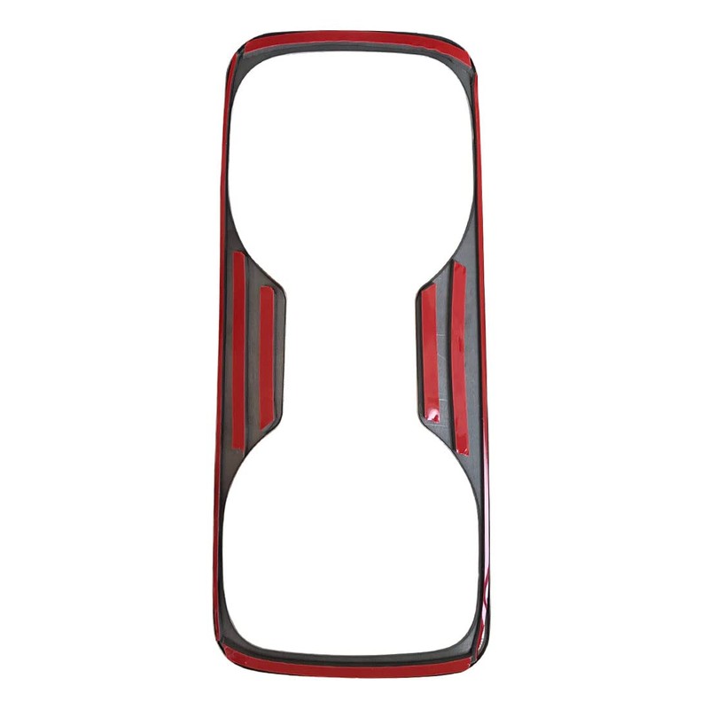 ruihe Carbon Fiber Pattern Car Gear Shift Knob Console Panel