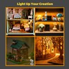 Suzeyar Miniature LED Lamp,Tiny Spot Lights with Magnet Base,Battery Operated