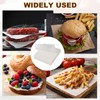 sourcing map 500 Pcs Unbleached Parchment Paper Baking Sheets Squares,