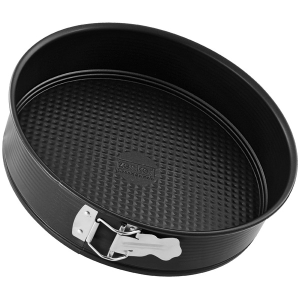 Zenker Z3962 Springform 1 Boden 20cm, Stahlblech, schwarz, 20 cm
