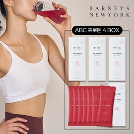 Single Barnes New York ABC Protein 4 Boxes (20g, 7 Packets, 4 Boxes) / 싱글바니스뉴욕 ABC프로틴 4박스20g7포4박스)