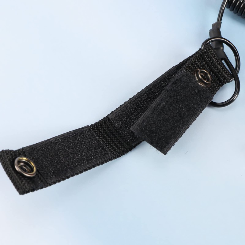 EMSea 2PCS Spiral Cable Coil Style Elastic Secure Spring Lanyard