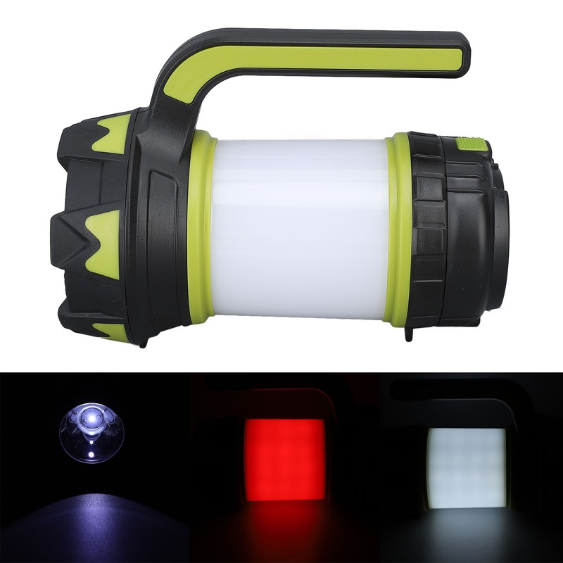 Spotlight Flashlight SMD COB Dual Light Source Waterproof USB Rechargeable