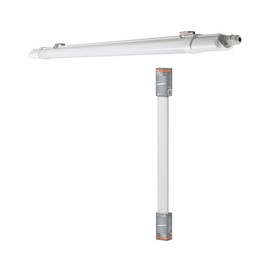 OSRAM LED Feuchtraumleuchte Submarine Slim 10W, 4000K, 900 lm, IP65, flach (35 mm), staub- und wasserdicht, Polycarbonat​