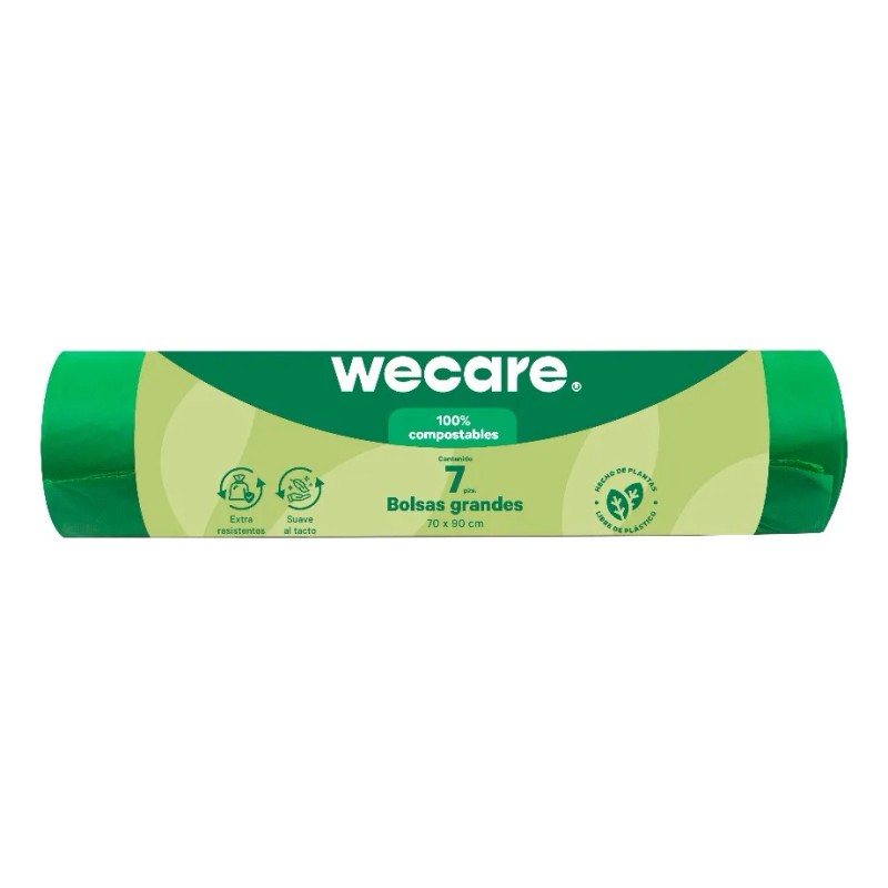 Bolsa P Basura Biodegradables We Care -70x90 Cm- 28 Piezas