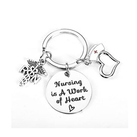 Nurse Gifts Keychain for Women Men Nursing Gifts for Coworkers, RN Gifts Keychain for Nurses Gifts for Graduation