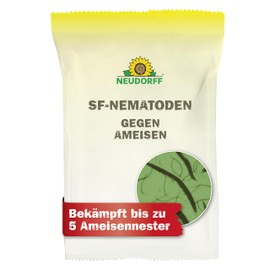 Neudorff SF-Nematoden gegen Ameisen – 5 Mio. SF-Nematoden zur natürlichen und schnellen Bekämpfung von Ameisen und Ameisennestern auf Rasen, Wegen & Co.