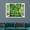 IDEA4WALL Wall Murals for Bedroom Fake Window View Forest Removable