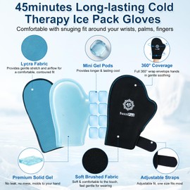 SuzziPad Cold Therapy Gloves & Boots for Chemotherapy Must Haves, S