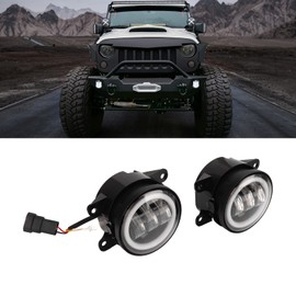 Qiilu Fog Light 3.5in Fog Spotlight Super Bright Driving Fog Light Lamp Universal for Cars and Motorcycles Led Driving Light Fog Spotlight Car Fog Light Assemblies