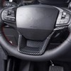 RUIHE 2pc Carbon Fiber Folor Steering Wheel Cover Trim Fit
