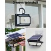 Thumok Clip on Solar Lights Outdoor Waterproof, 1600 Lumens Motion